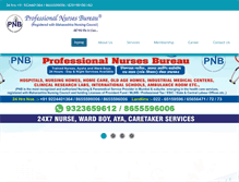 Tablet Screenshot of pnbnurse.com